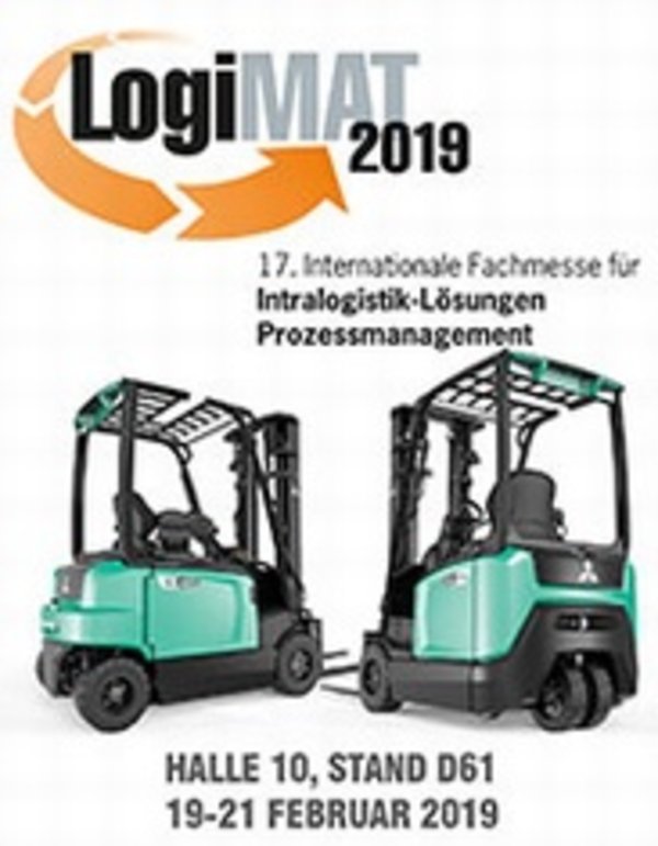 Mitsubishi Gabelstapler auf der LogiMAT 2019