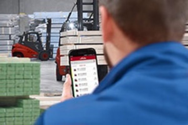 Linde MH mit neuer Service-Manager-App