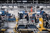 Produktionsstätte von Toyota Material Handling im schwedischen Werk Mjölby.