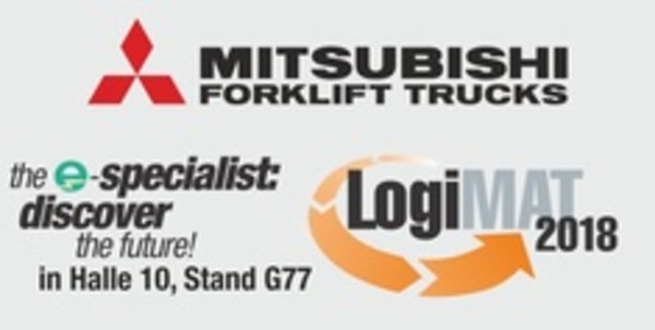 Mitsubishi Gabelstapler auf der LogiMAT