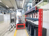 Die Batterieladeanlagen werden nach den Wünschen der Kunden individuell geplant.