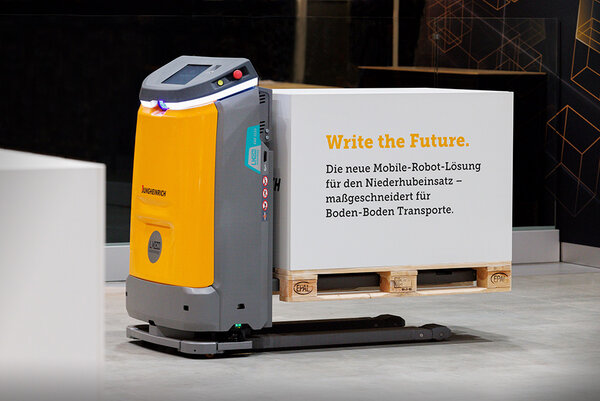 Jungheinrich Mobile Robot-Lösung der Zukunft. 